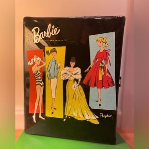 Barbie. Original 1961 vinyl case.
